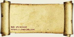 Una Hrnjak vizit kartica